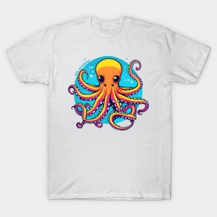 Mysterious Cthulhu Octopus friendly creature design T-Shirt